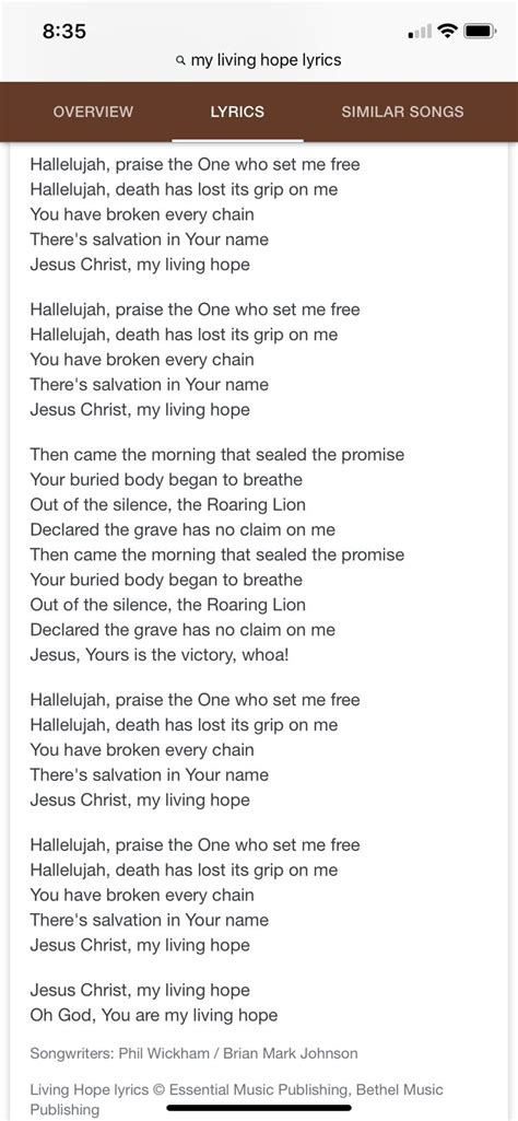 phil wickham living hope lyrics|Bethel Music – Living Hope (feat. Phil Wickham) Lyrics .